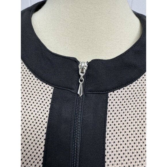 The TOG Shop Women's Beige And Black Spotted Full Zip Blazer Size L - Picture 8 of 14